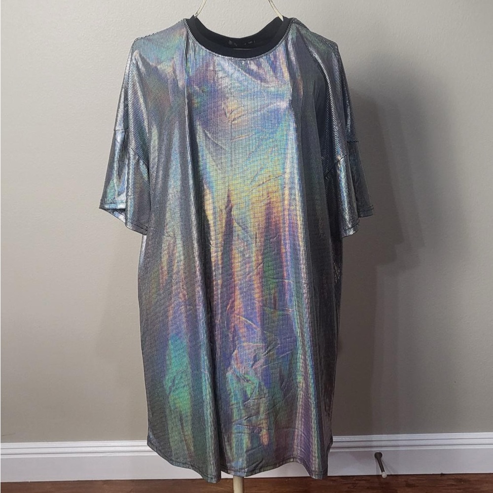 SHEIN Iridescent Mini Dress